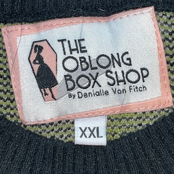 OBLONG BOX SHOP Unique Vintage Inspired Black Cat Halloween Sweater UNISEX M-XXL - Picture 6 of 7